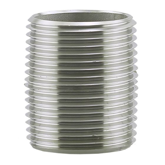 316 Stainless Steel Fitting Nipple 1/2"