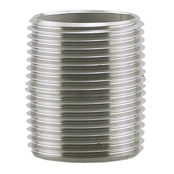 316 Stainless Steel Fitting Nipple 3/4"