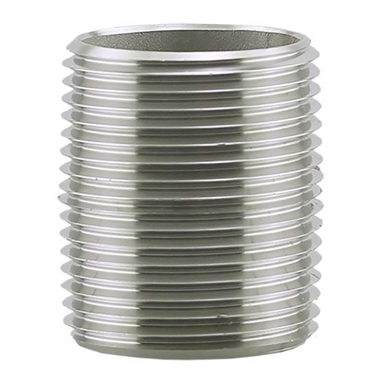 316 Stainless Steel Fitting Nipple 1"