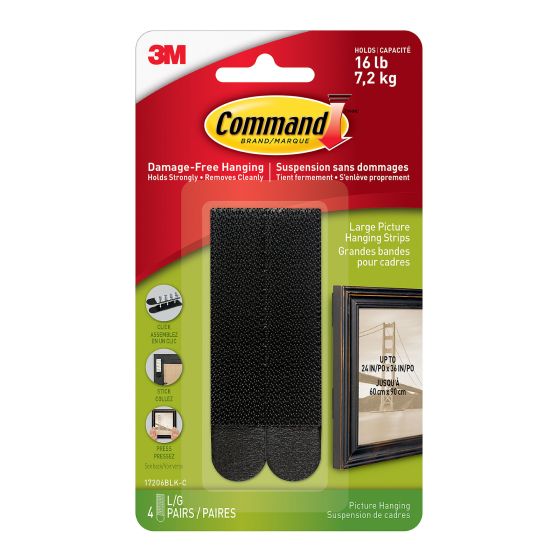 Command Large Picture Hanging Strips
