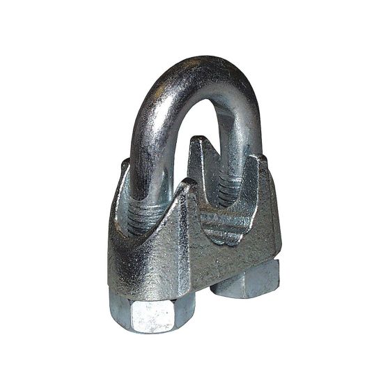 Clip Wire Rope Malleable - 10/Pkg - 3/16"