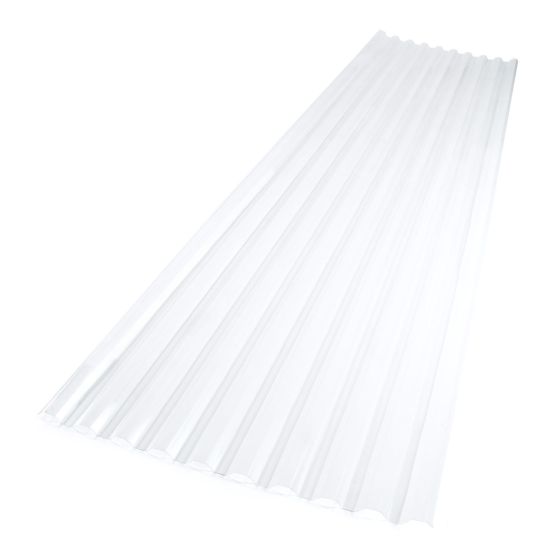 Panneau Tuftex octogonal classique, clair, 26" X 12'