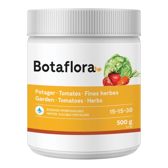 Engrais hydrosoluble pour potager 15-15-30, 500 g