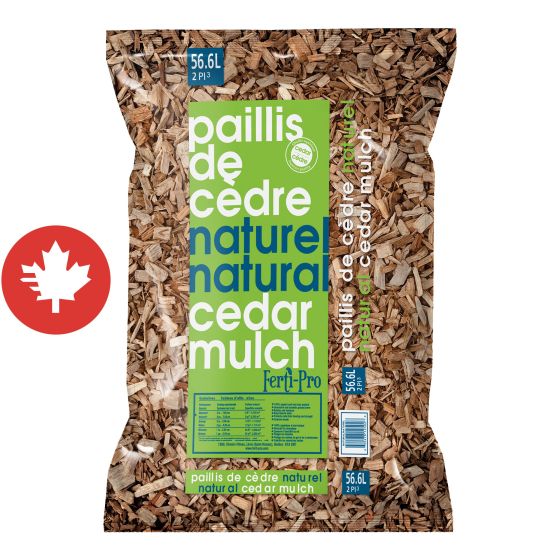 Paillis de cèdre, 56 l, 2 pi³, naturel