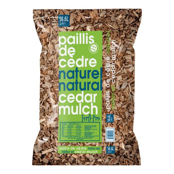 Cedar Mulch - 56 l - 2 cu ft - Natural