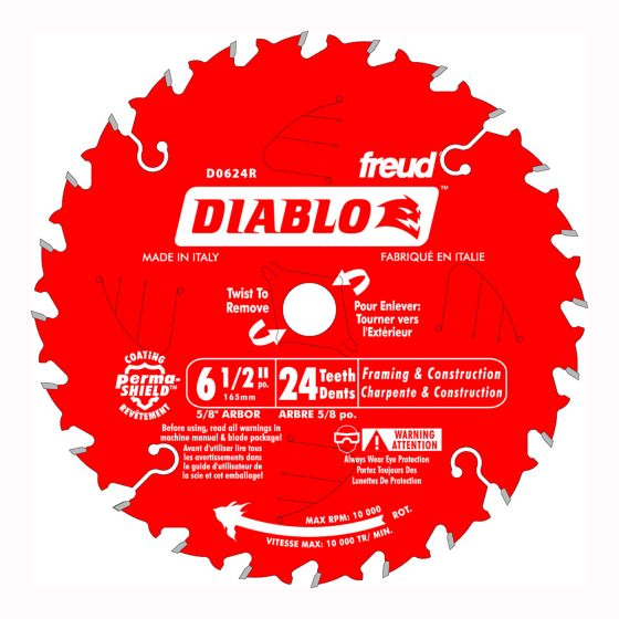 DIABLO Framing Circular Blade - 6 1/2"
