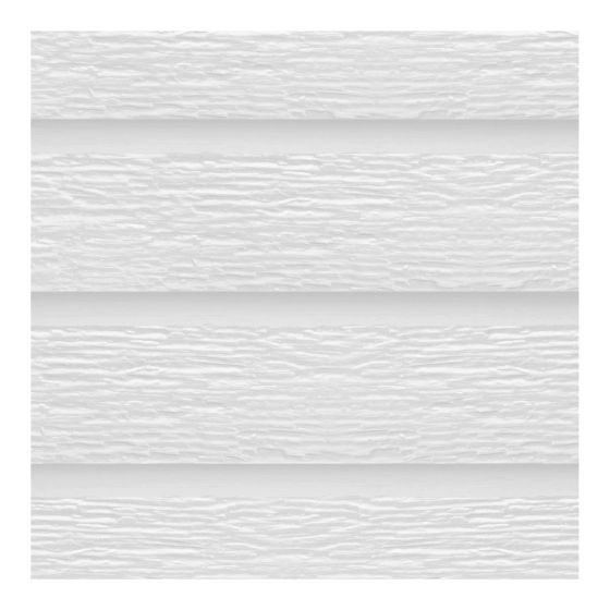 Revêtement Ridgewood D5, 12" x 12', Blanc