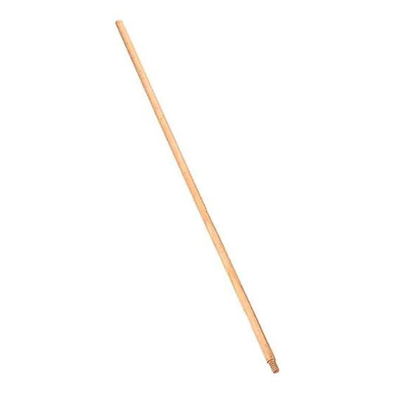 Wood handle threaded
