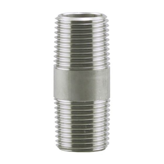 Mamelon en acier inoxydable 1/2" x 2"