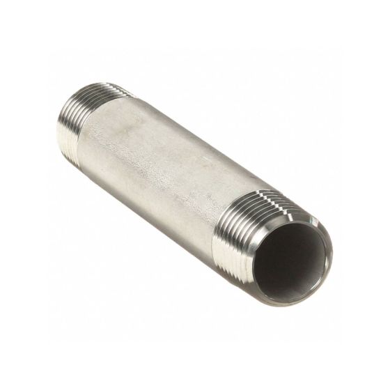 Mamelon en acier inoxydable 1/2" x 4"