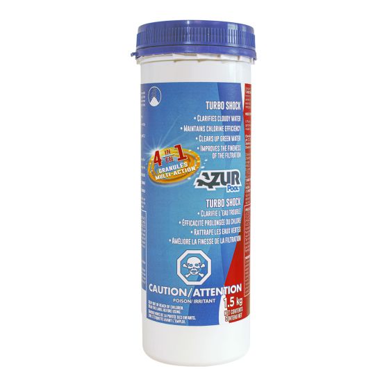Turbo Shock multi-action 4 en 1 Azur