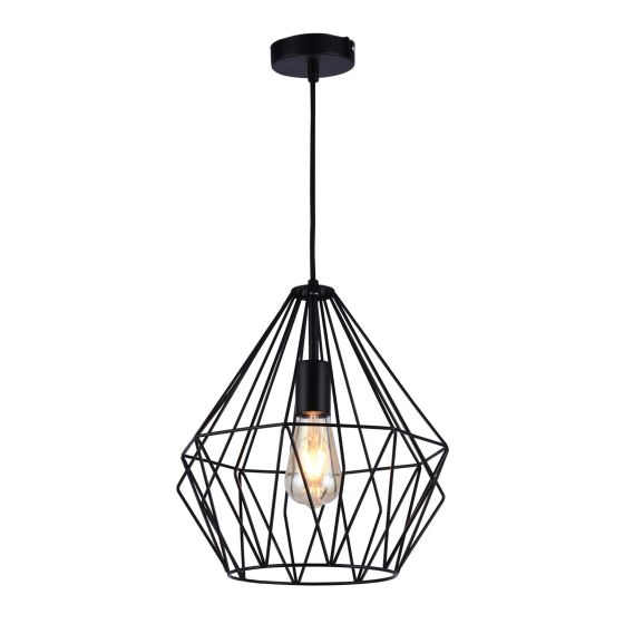 Luminaire suspendu à une lumière Sterling, noir