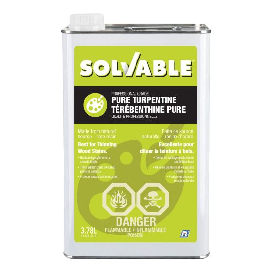 Térébenthine pure Solvable, 3,78 l