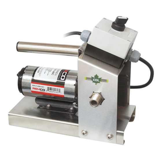 Diaphragm pump and support