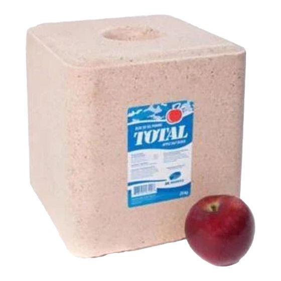 Iodized Total and Hunting Salt Block - Apple - 20 kg
