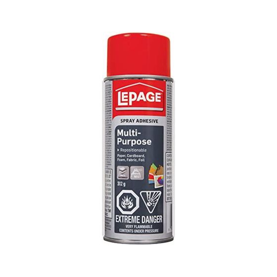 Colle multi-usages en aérosol, 312 g