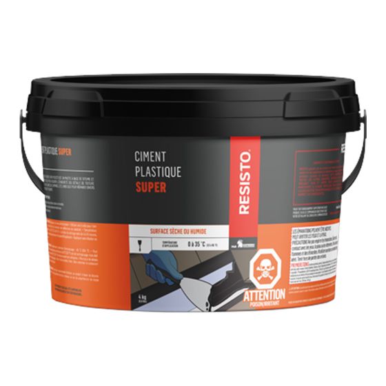 Ciment plastique Super, 4 kg