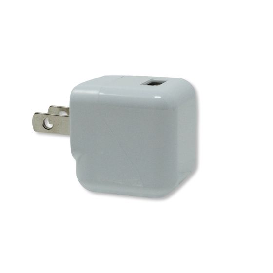 Chargeur mural certifié, 1 A, blanc