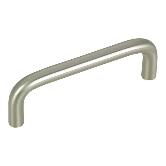 Poignée fonctionnelle en acier Livingston, nickel brossé, 1/pqt, 76 mm
