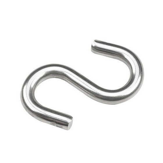 S-Hook - Stainless - 19 mm x 2 1/2" x 7.6 mm