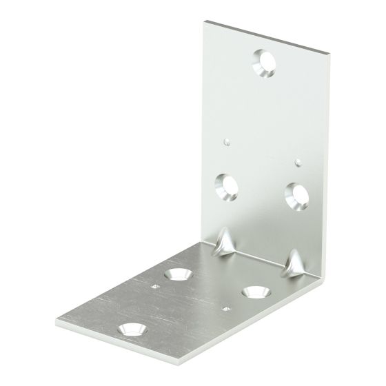 Équerre double largeur, zinc, 2 1/2" x 2 1/2"