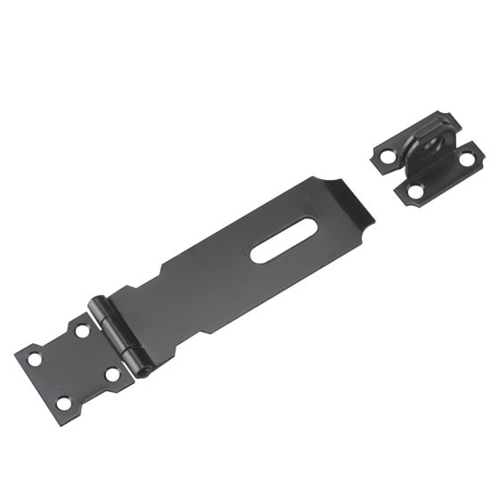 Moraillon de sûreté, noir, 4 1/2"