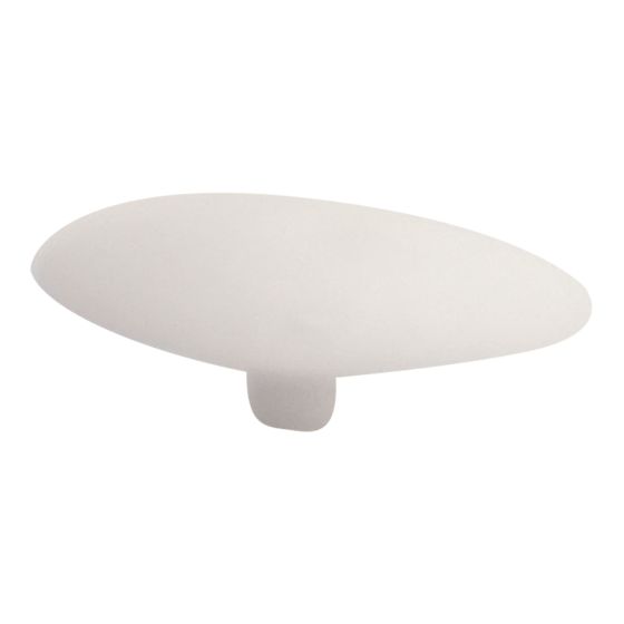 Screw plug - White - 1/2" - 25/Pkg
