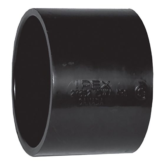 Manchon en ABS DWV, 3", femelle, noir
