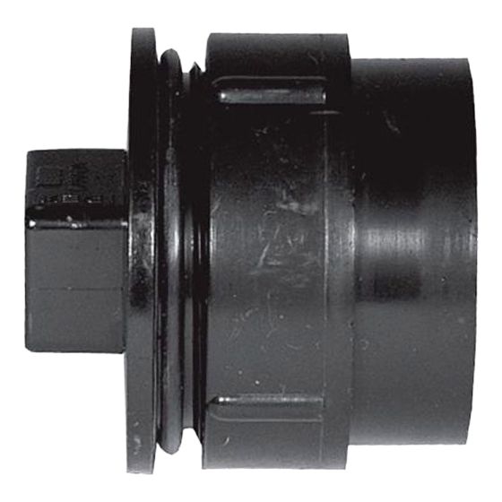 Adaptateur pour nettoyage en ABS DWV avec bouchon