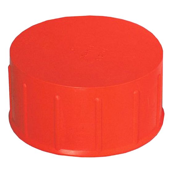 Bouchon d'essai souple orange en polyéthylène ABS DWV, 2", femelle
