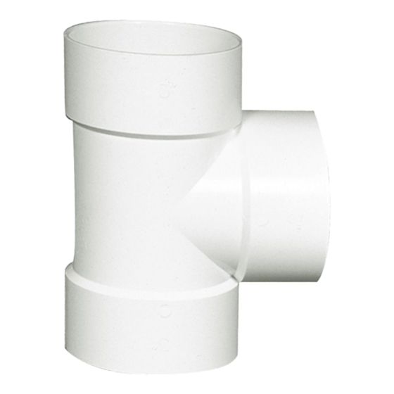 Té droit en PVC/BNQ