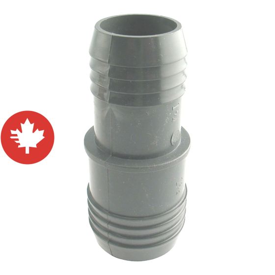 Raccord réduit de plastique, 1 1/2" x 1 1/4"