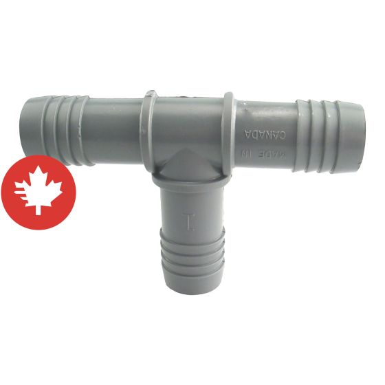 Adaptateur en "T" de plastique, 1"