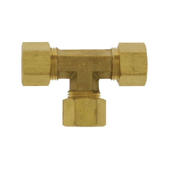 Te compression laiton 5/8 po