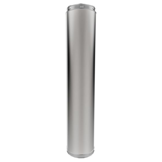 Insulated chimney flue extender #2100 - 6 in x 6 in