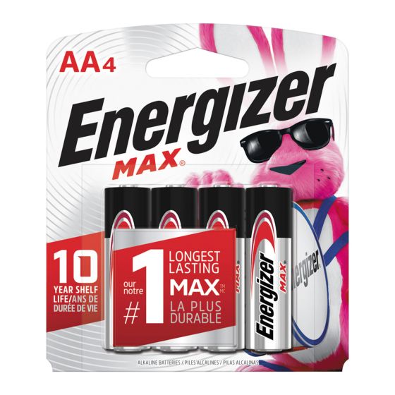 Piles Max Energizer, AA, 4/pqt