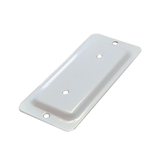 Fixplak 24 Anchor Plate - 2" x 4" - White