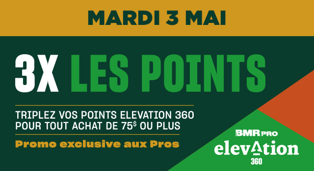 Promotion: Get 3 X the points - March 29-30-31, 2021