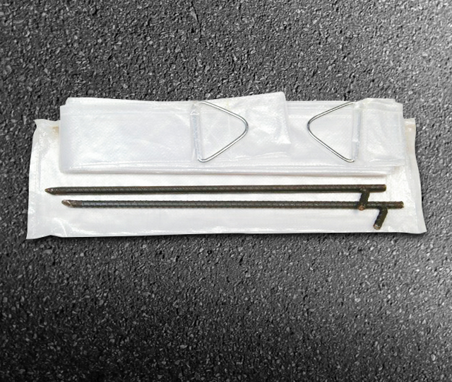 Windstrap system for car shelters