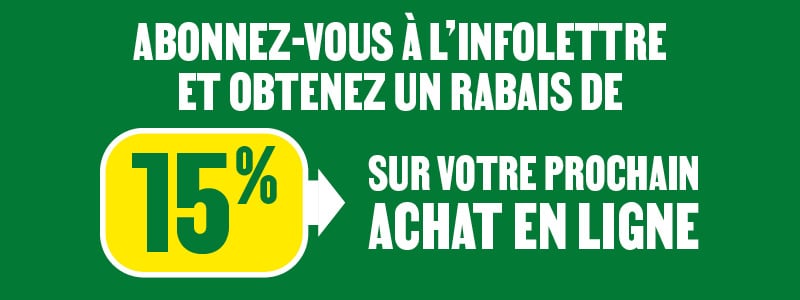 Inscription à l'infolettre BMR et Agrizone