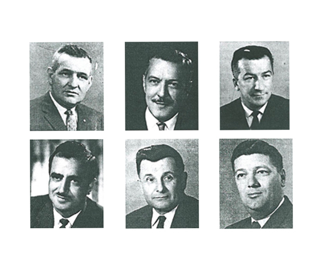 Black and white portraits of BMR founders