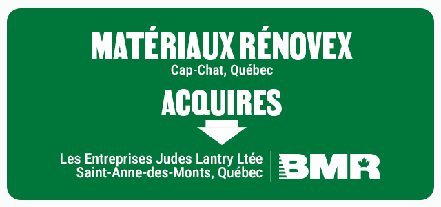 La Quincaillerie Notre-Dame de Saint-Henri Inc., a flagship of Quebec's construction and renovation industry, joins the BMR family