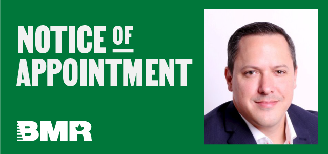 Appointment of Mr. John-Sebastian Bignell as Vice President, Operations