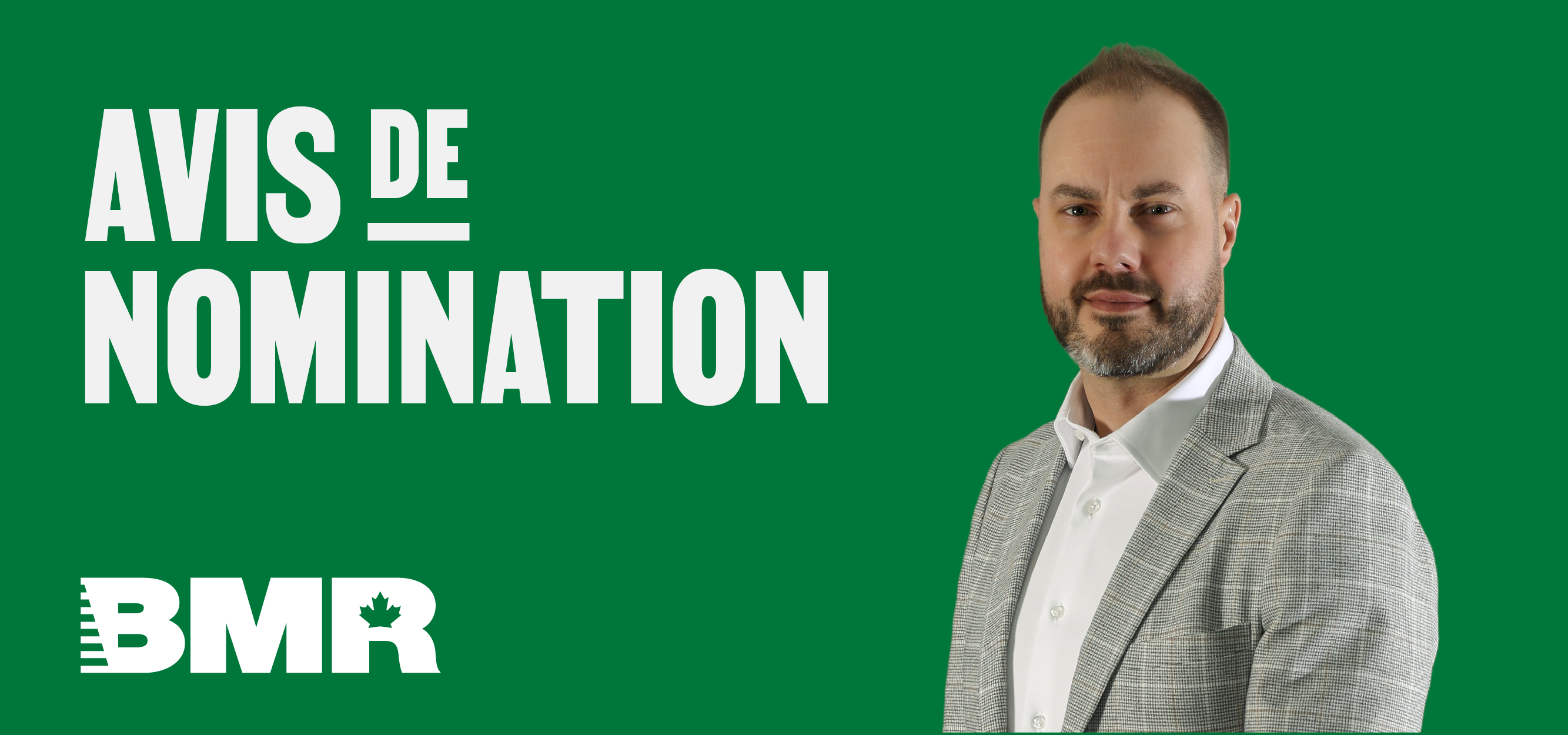 Nomination de M. Louis-Philip Vermeersch &agrave; titre de vice-pr&eacute;sident, R&eacute;seau et exploitation des magasins