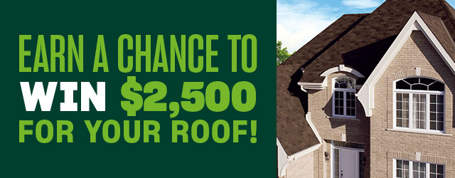 Contest Earn a chance to win $2500 for your roofing! - BMR-