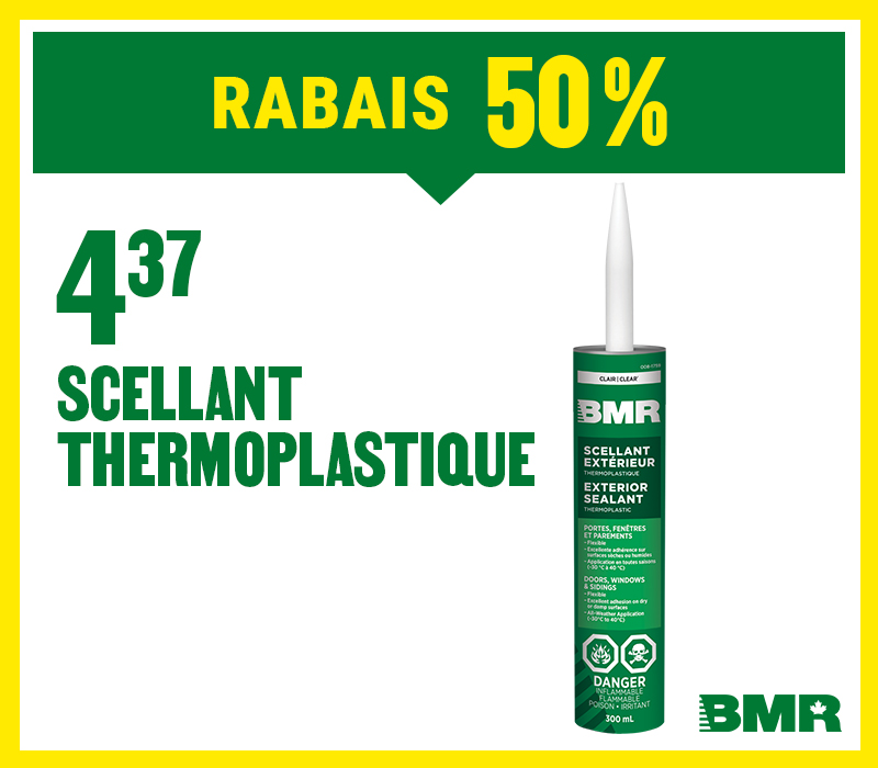 Découvrez l'enduit protecteur d'asphalte à 40 % de rabais chez BMR : une offre estivale à ne pas manquer.