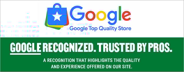 BMR receives a Google Top Quality Store badge