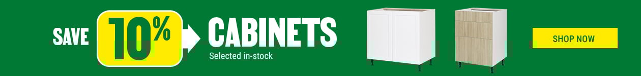 Save 10% on cabinets - BMR
