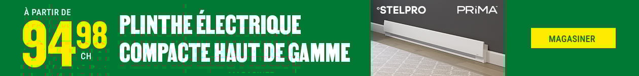 10% de rabais sur les thermostats