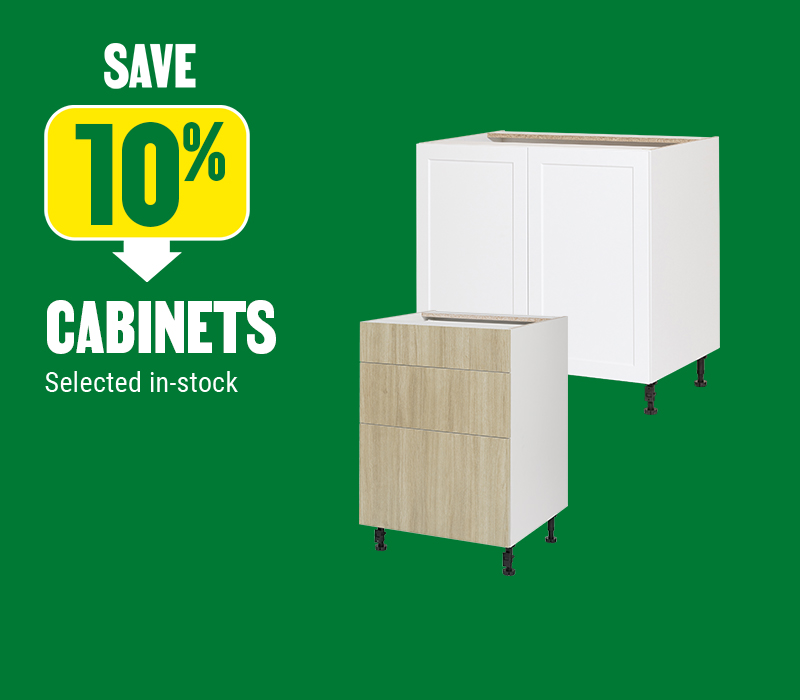 Save 10% on cabinets at BMR